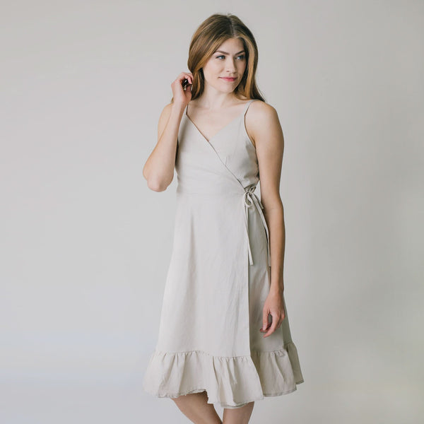 ruffle-hem-wrap-dress Sophia's StyleDresses-1